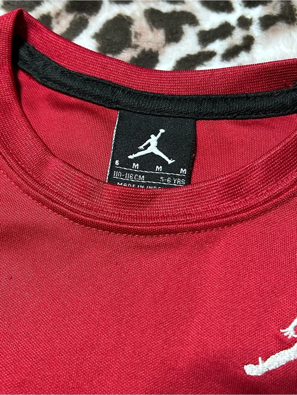 Jordan Boys' Red Sleeveless Basketball Jersey Tank Top with 23